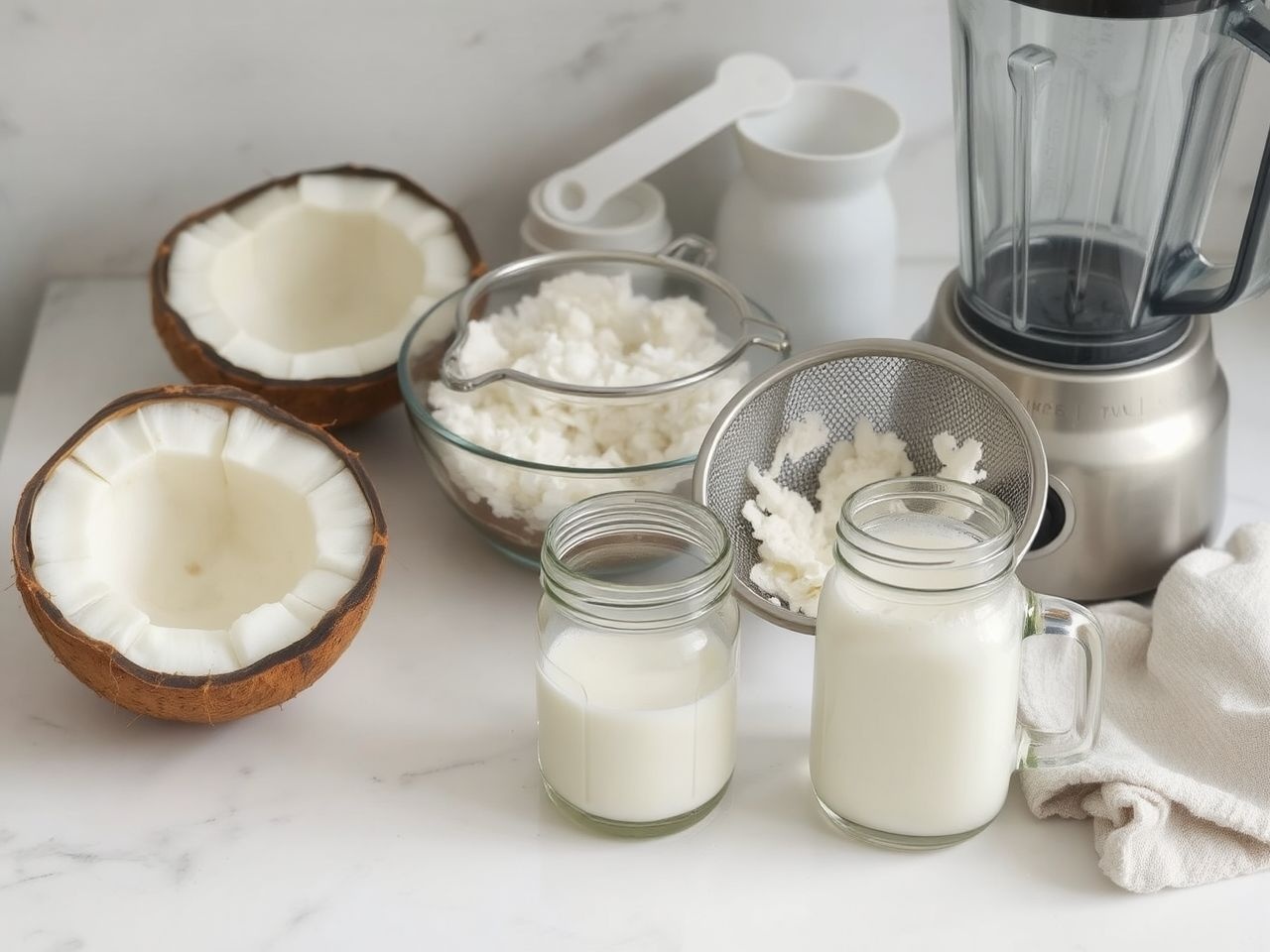 A túl rövid áztatás miatt a kókusztej íze gyenge marad.