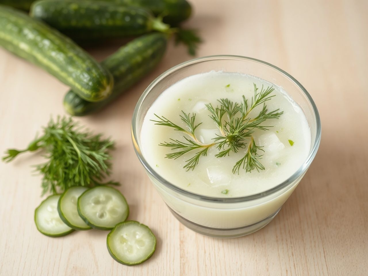 A hideg uborkaleves gyors hűsítő megoldás a nyári forróságban.