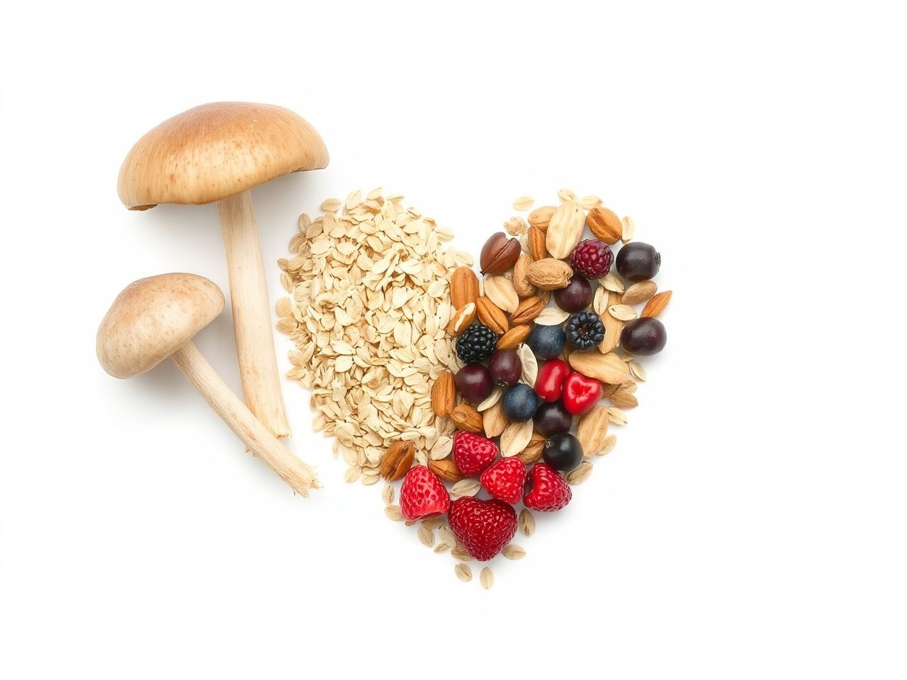 A gombák rostja csökkenti a koleszterinszintet és védi a szívet.