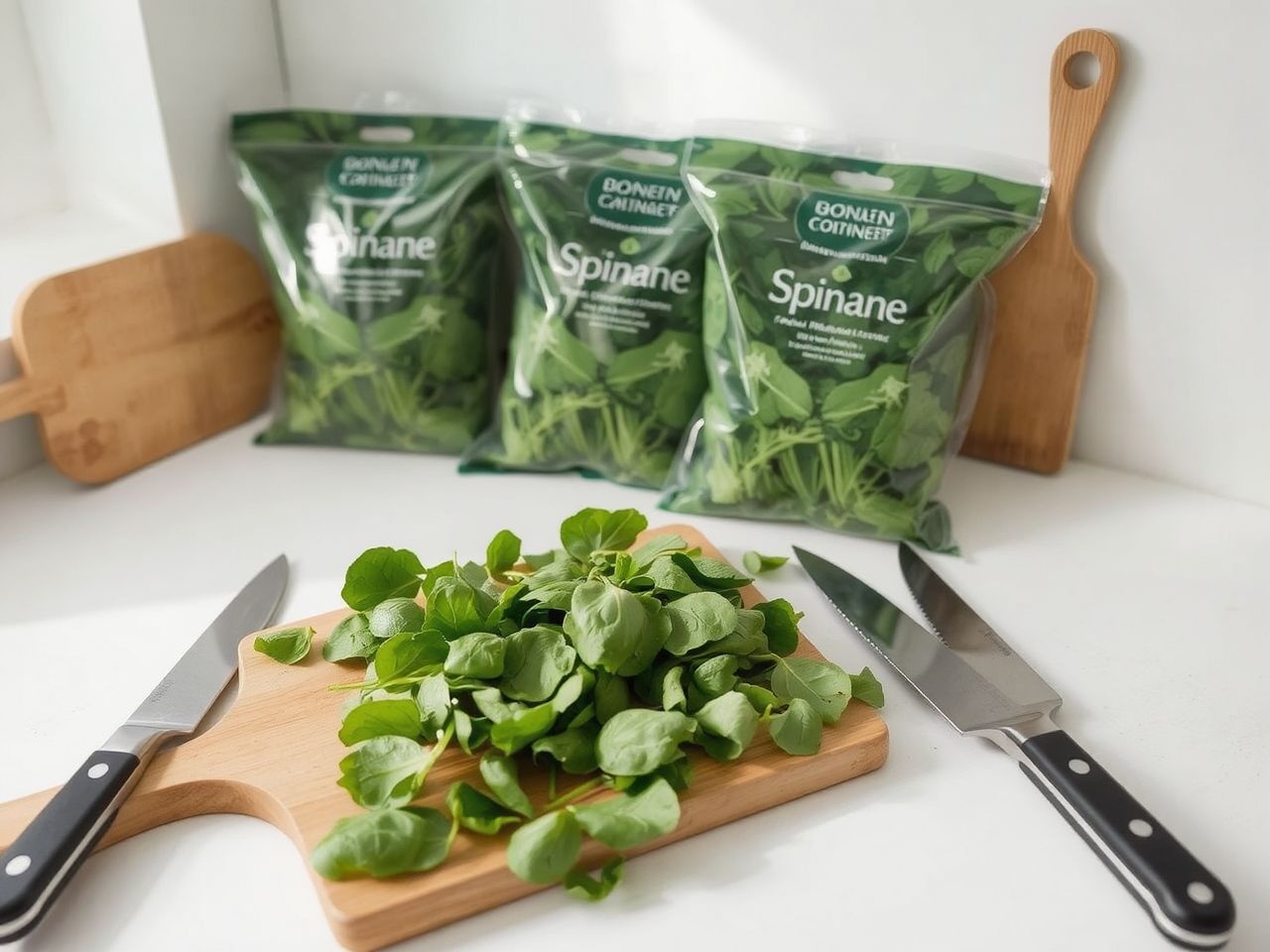 A fagyasztott spenót smoothie-ban is nagyszerű ízvilágot ad!