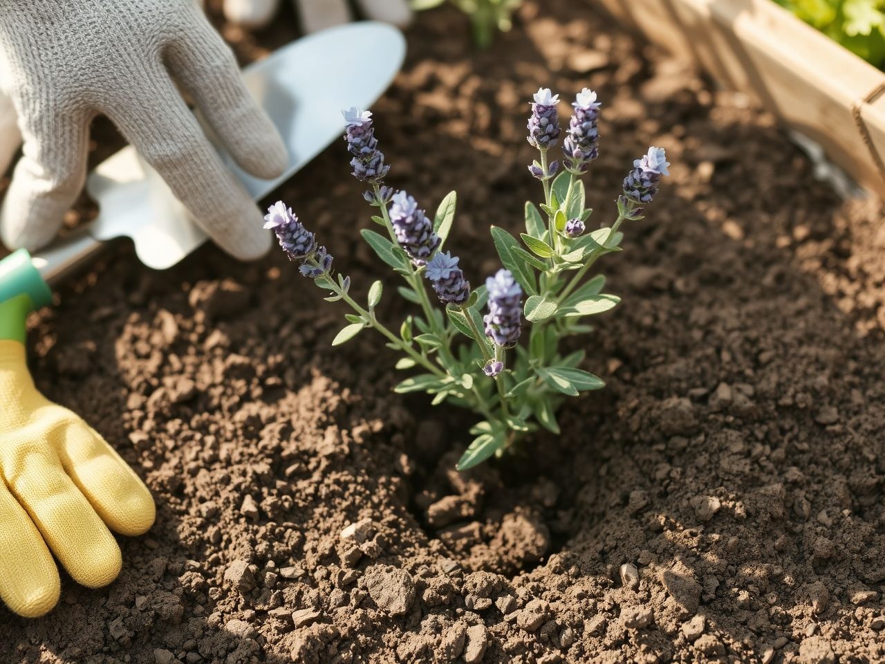 A levendulát napos, jó vízelvezetésű talajba ültessük.