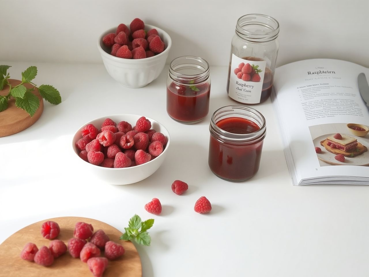 A málna kiváló alapanyag süteményekhez és frissítő turmixokhoz.