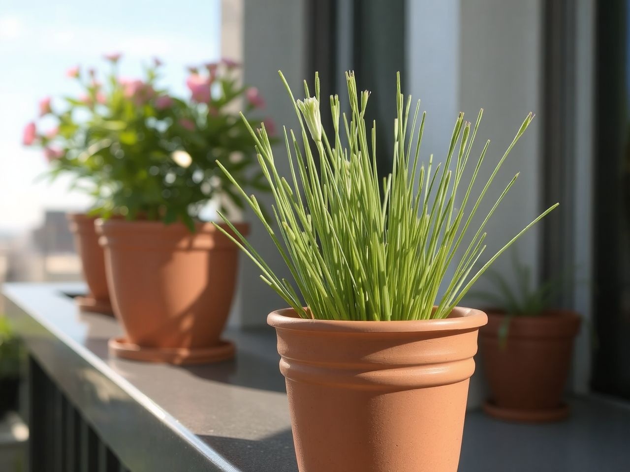 Metélőzeller balkonon is könnyen termeszthető napos helyen.