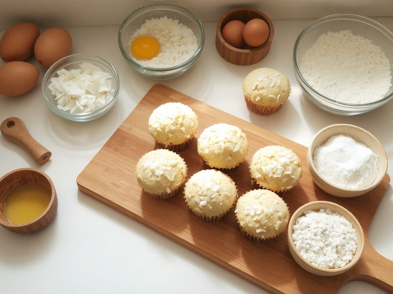 Az otthoni sütés friss alapanyagokból egészségesebb édességet eredményez.