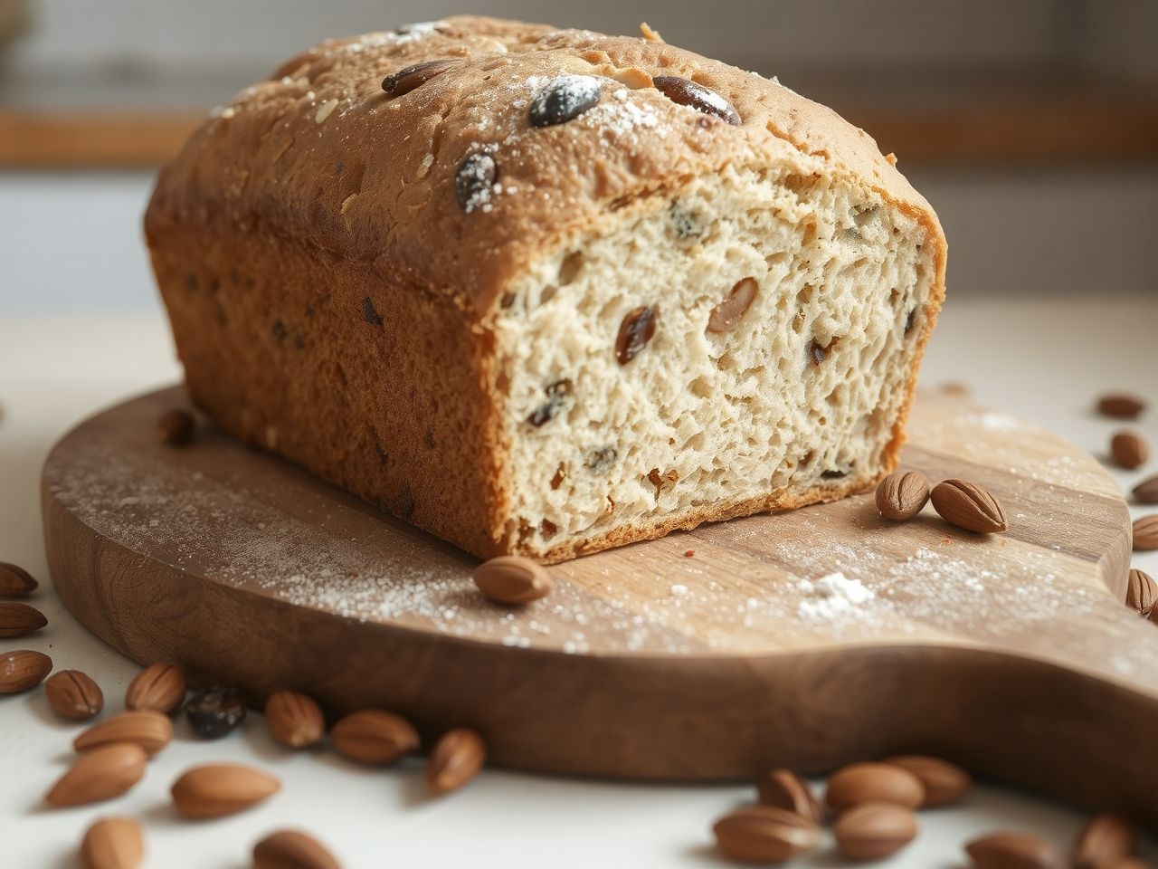 Az illatos mazsolás mandulás kalács mindig ünnepi hangulatot teremt.