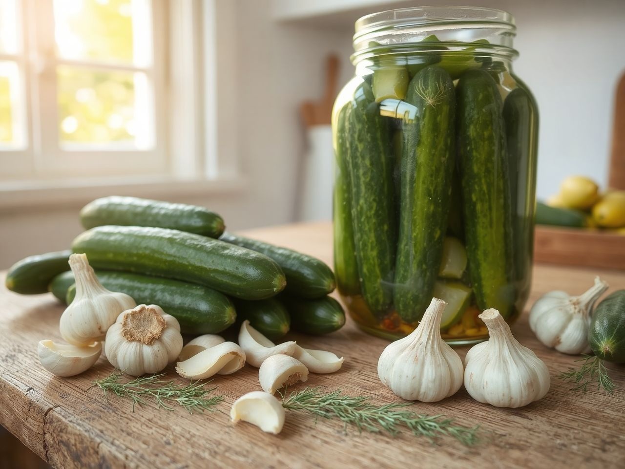 A kovászos uborka hagyományos módszerrel akár 7 nap alatt kész.