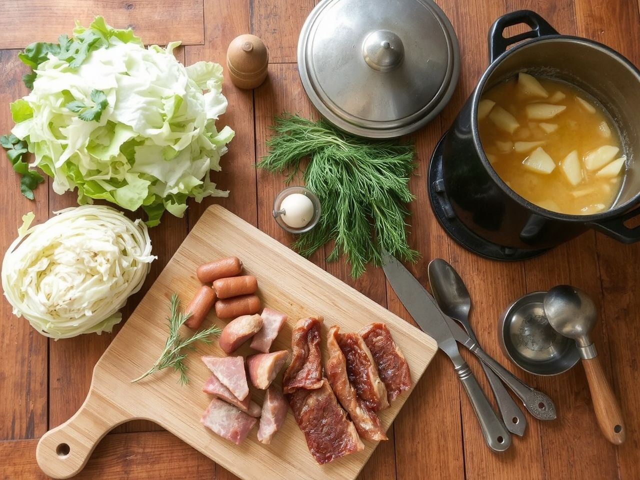 A savanyúkáposzta téli ételként a hagyományos vitaminforrás volt.