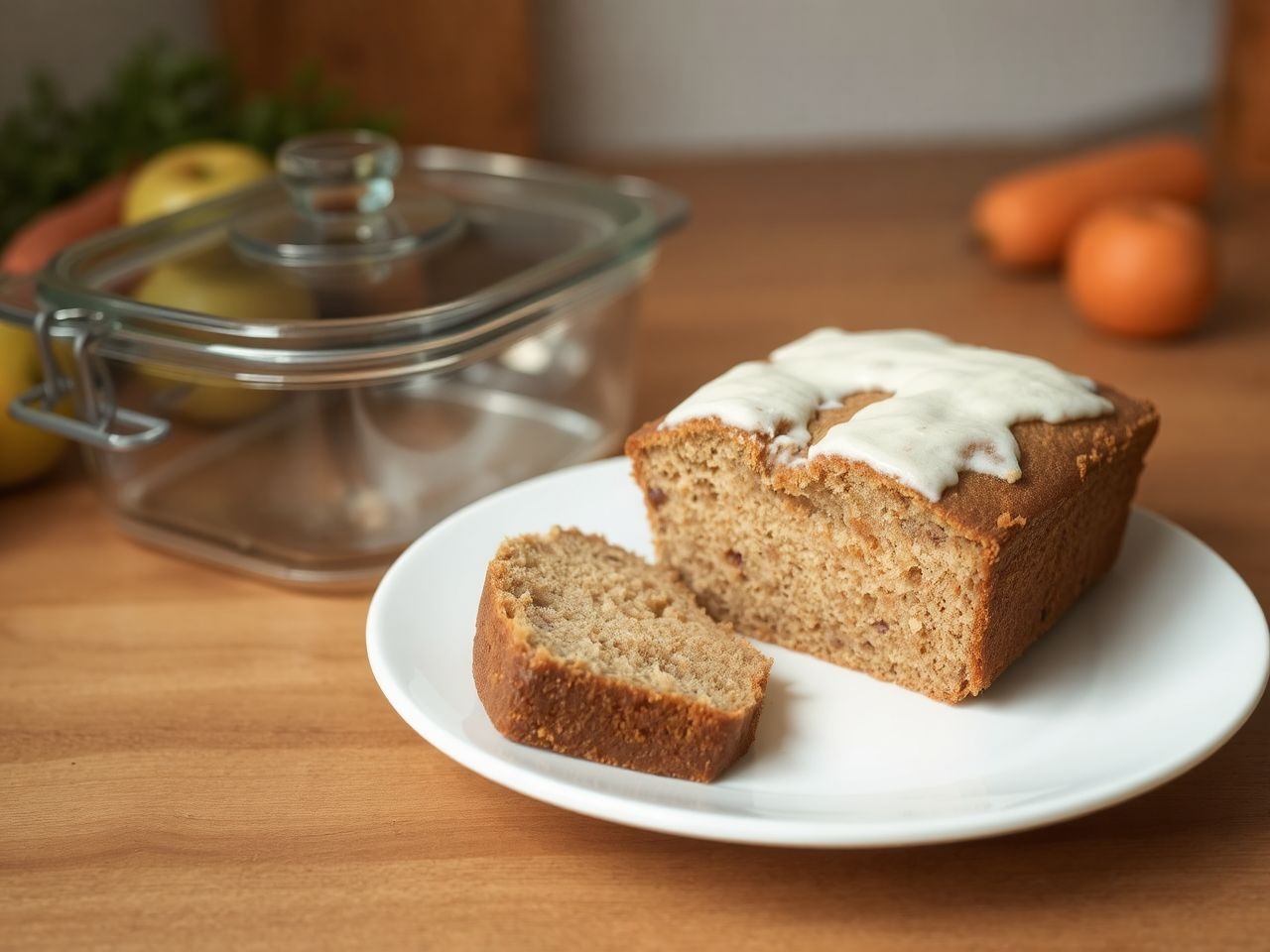 Az almás-répás sütemény hűtőben 3 napig friss marad.