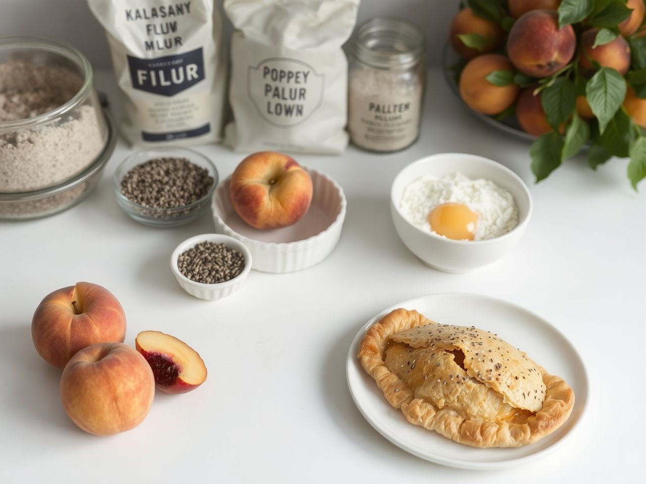 A tökéletes ízharmónia a friss gyümölcs és mák kombinációja.