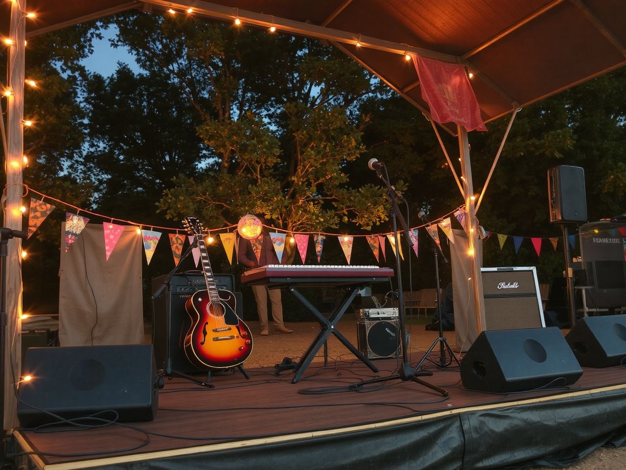 Esti koncertek és helyi néptáncok színesítik a hangulatot.