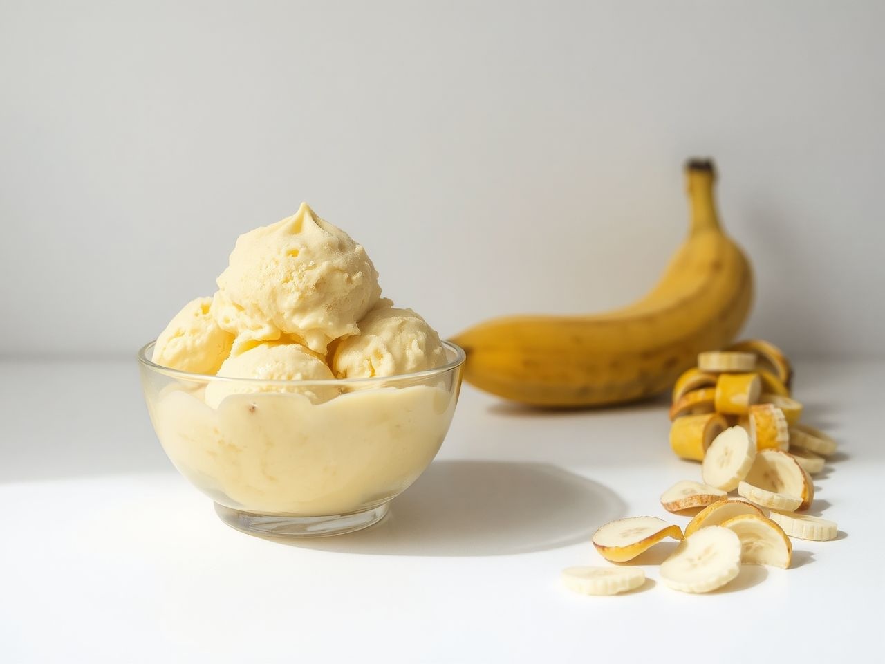 A banánfagyi újrahasznosított banánból készül, csökkentve hulladékot.