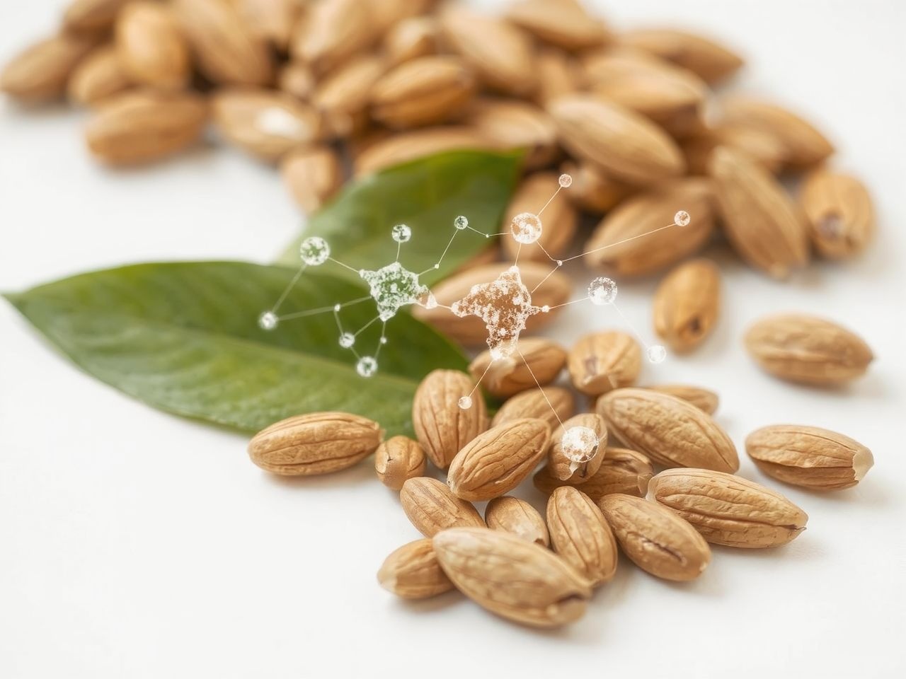 A mandula rostjai táplálják a bélflóra hasznos baktériumait.