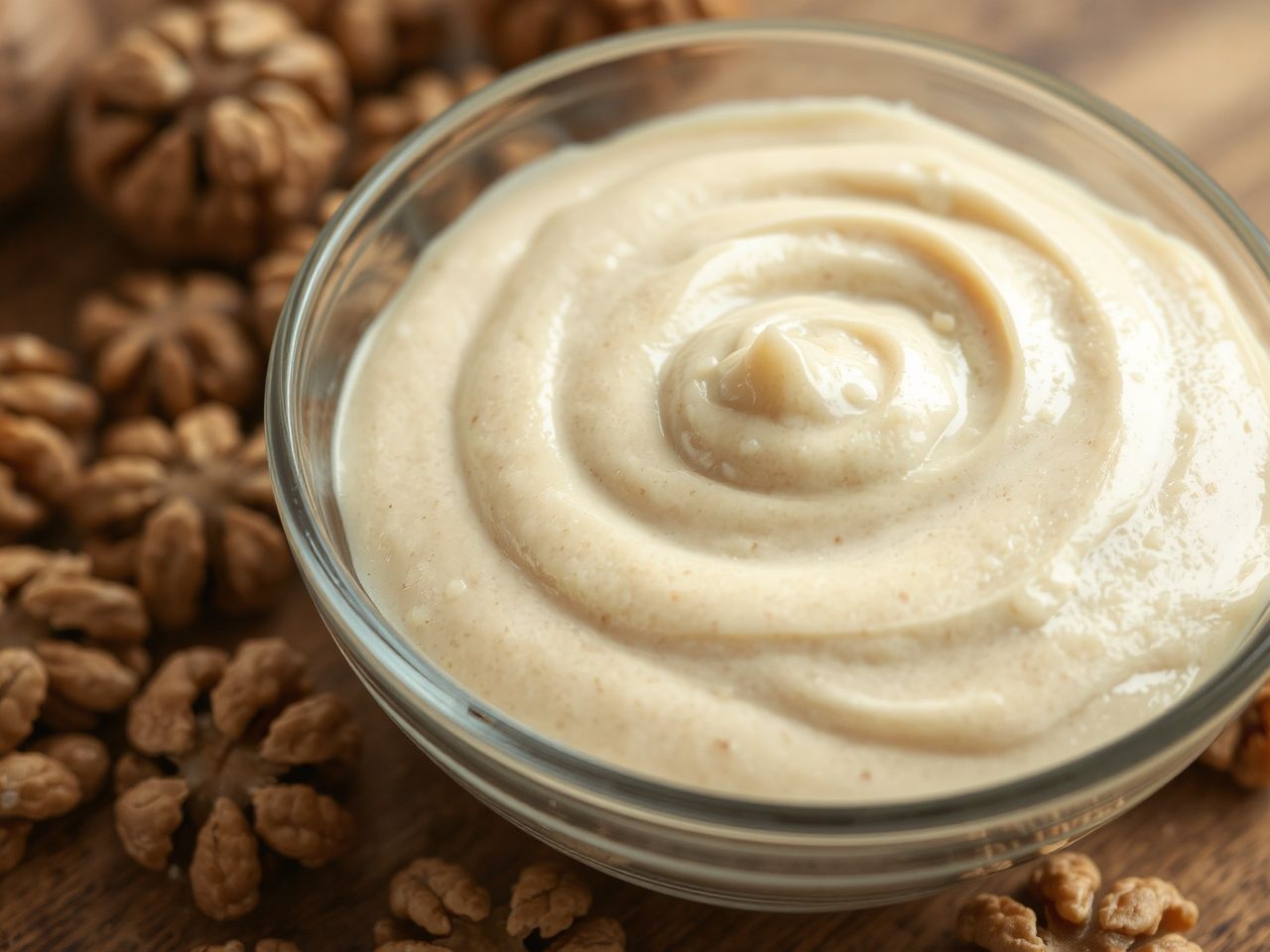 A gazdag diós krém teszi igazán különlegessé a tortát.