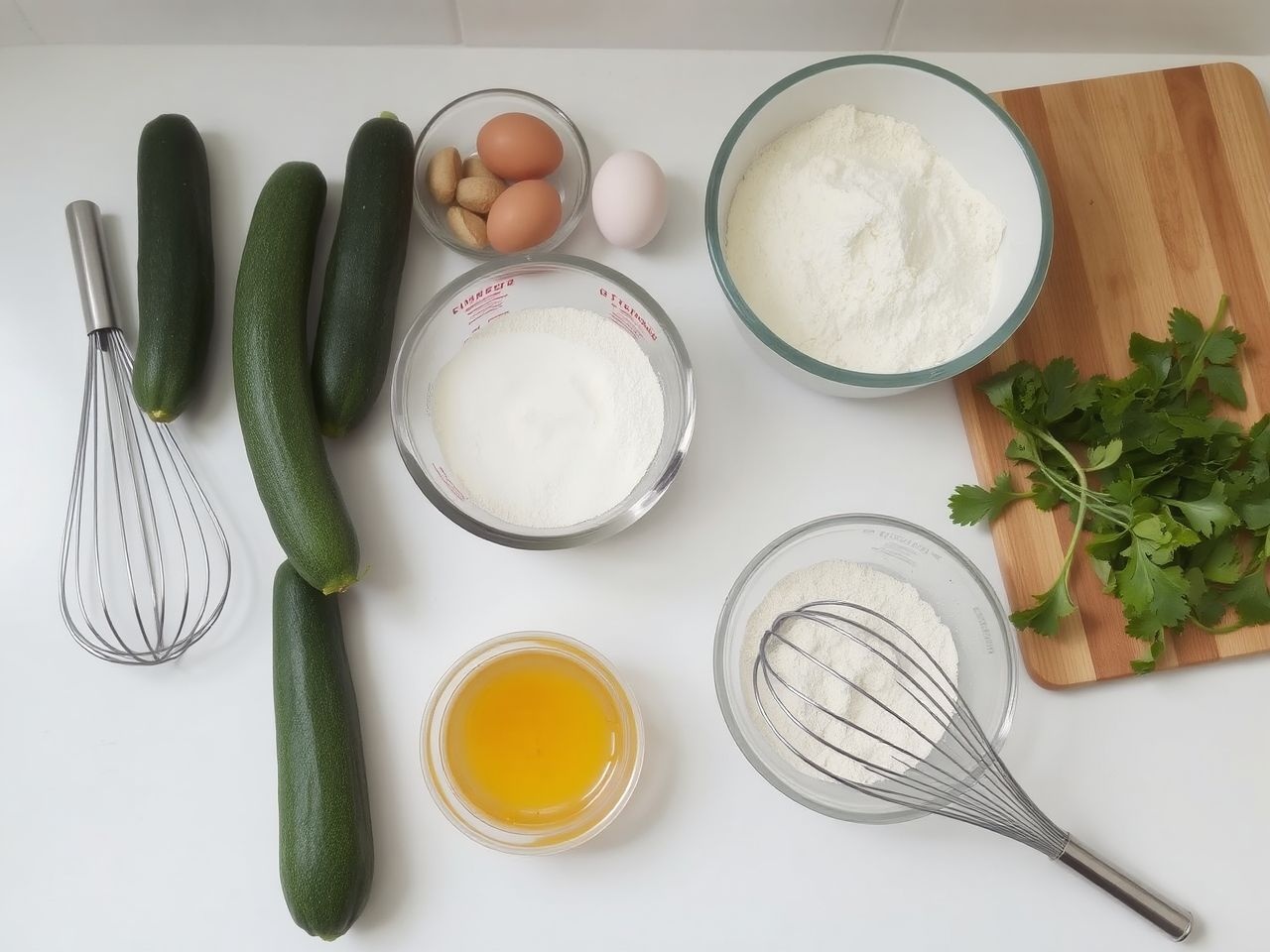 A cukkini frissessége meghatározza a fánk puhaságát.
