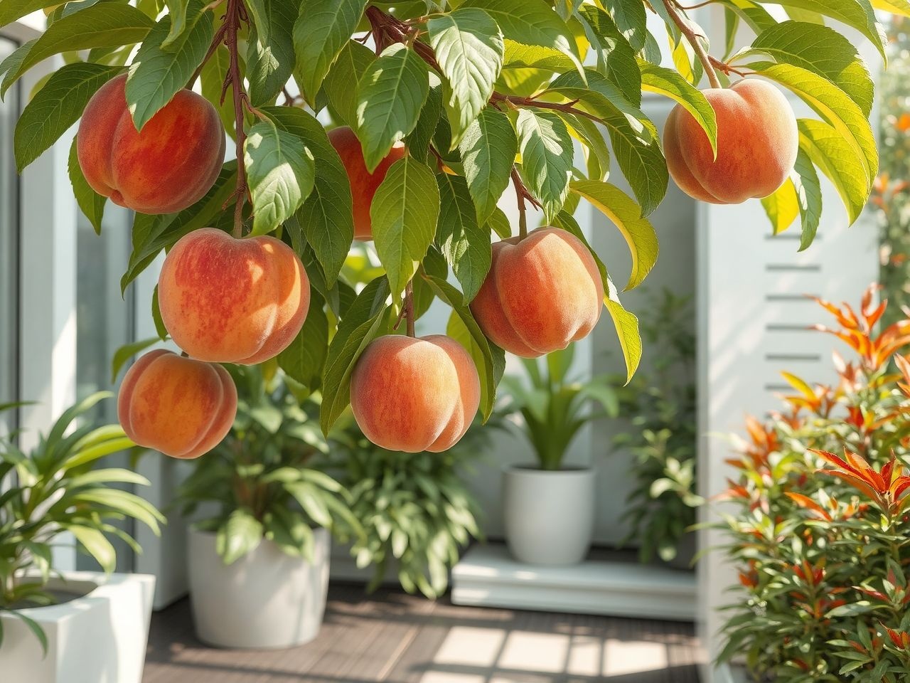 A Vörös Császár őszibarack a fenntartható kertek jövője.