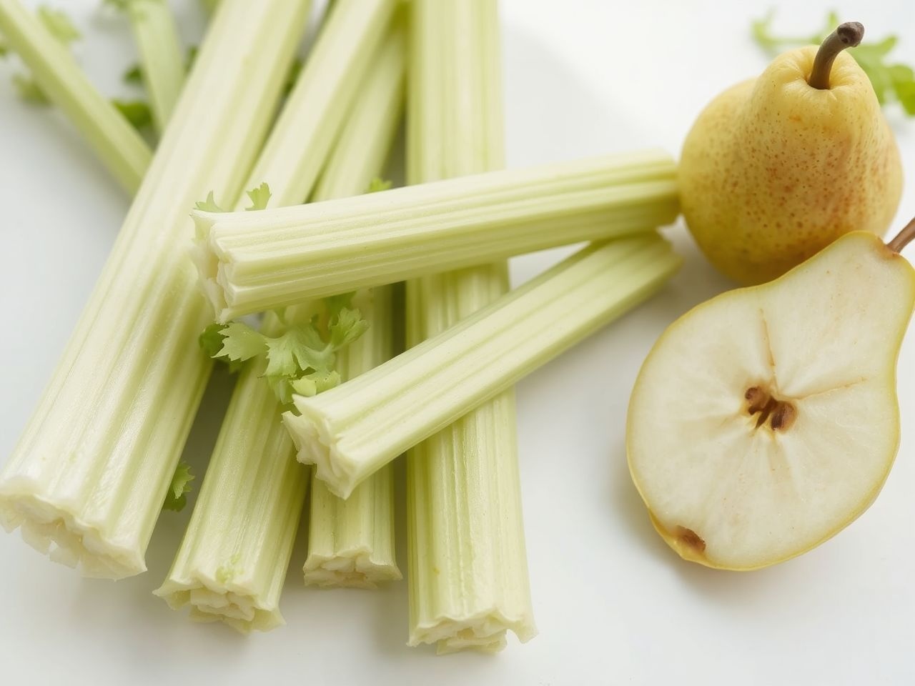 A zeller frissessége és ropogóssága élénkíti a saláta ízét.