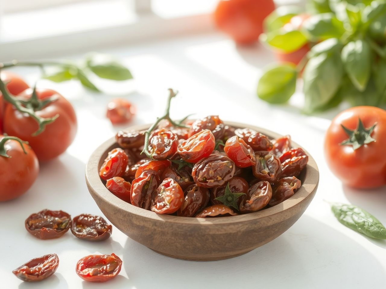 Az aszalt paradicsom gazdag antioxidánsokban és C-vitaminban.