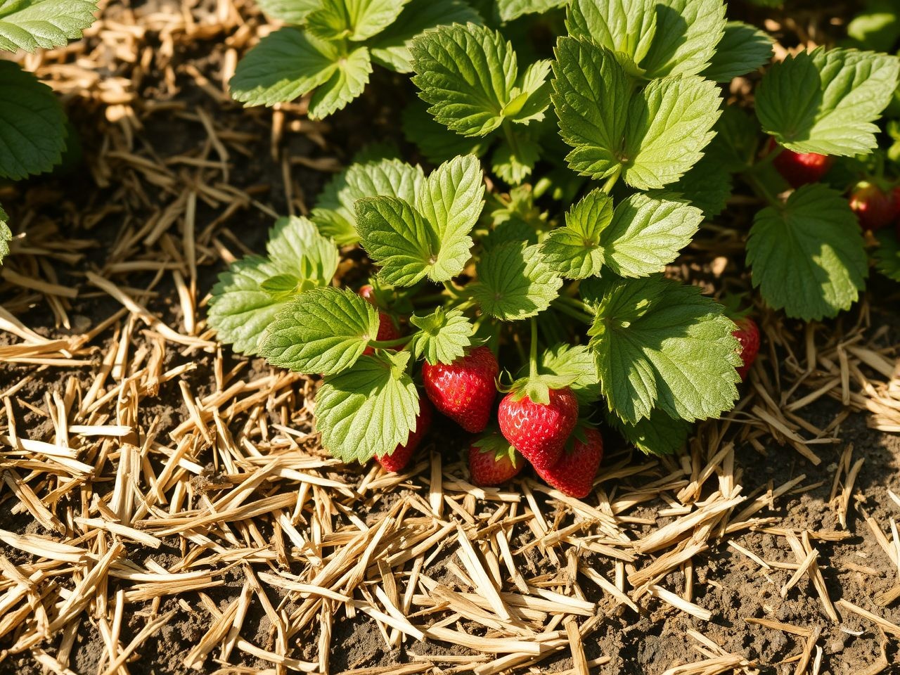 Az epermúlcs védi a gyökereket és megőrzi a nedvességet.