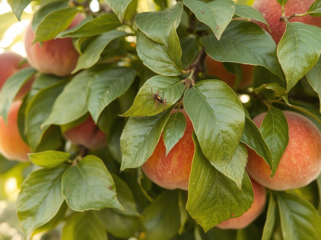 A vörös császár őszibarack ellenáll a gyümölcsmoly kártevőinek.