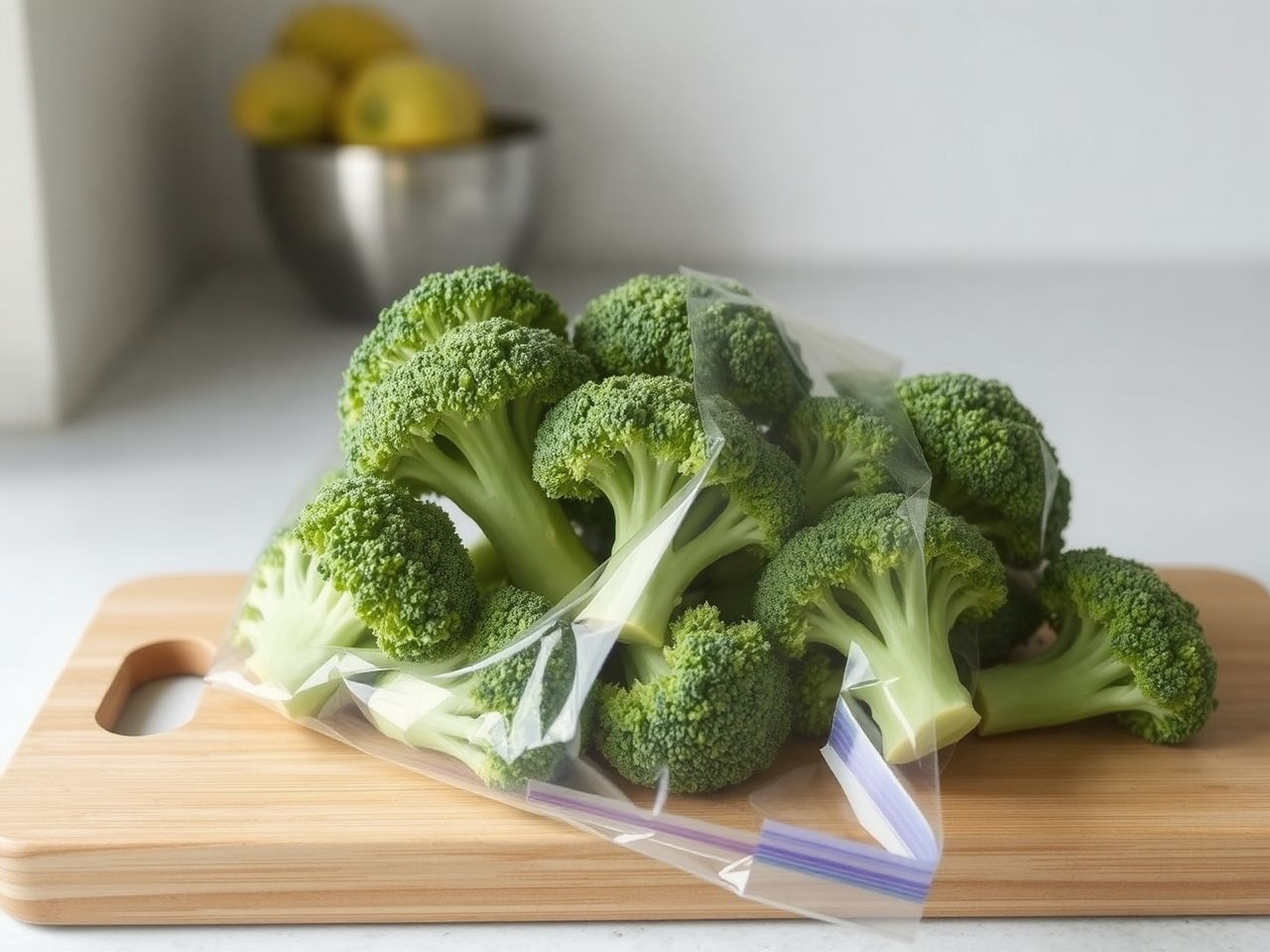 A brokkoli fagyasztása megőrzi tápanyagait és friss ízét.