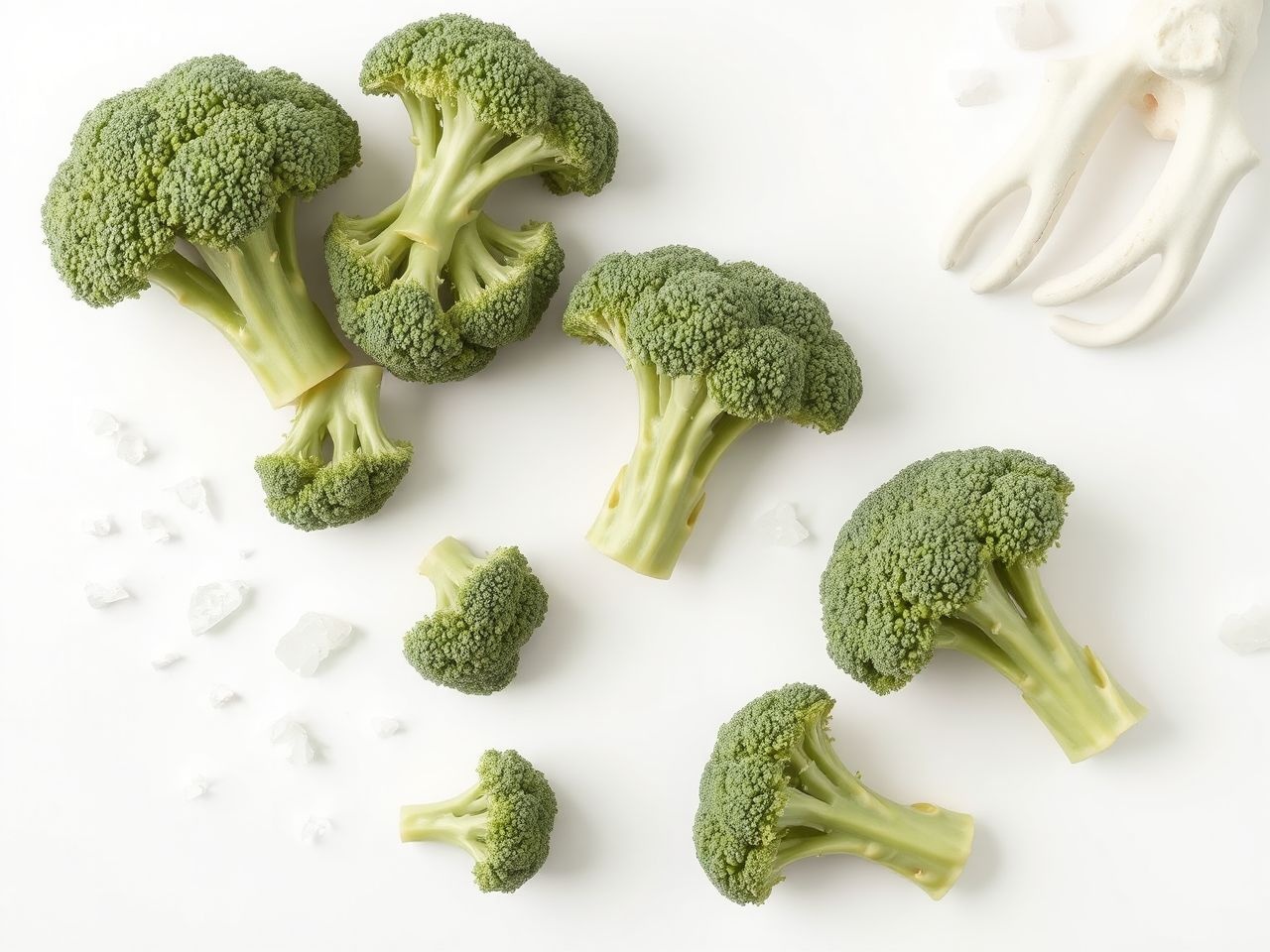 A brokkoli gazdag kalciumban, támogatja a csontok egészségét.