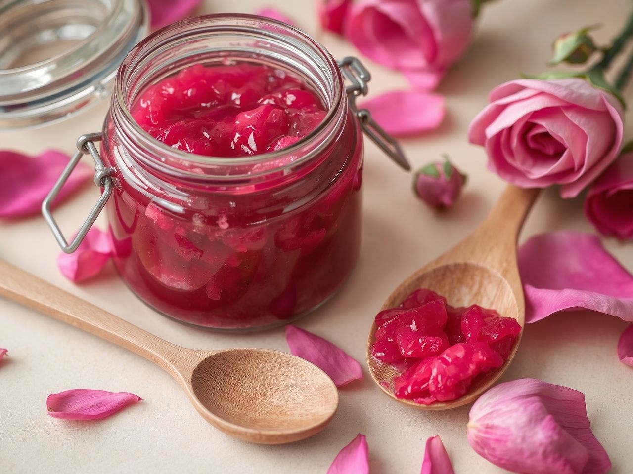 A rózsadzsem kiváló alap édes és sós ételekhez egyaránt.