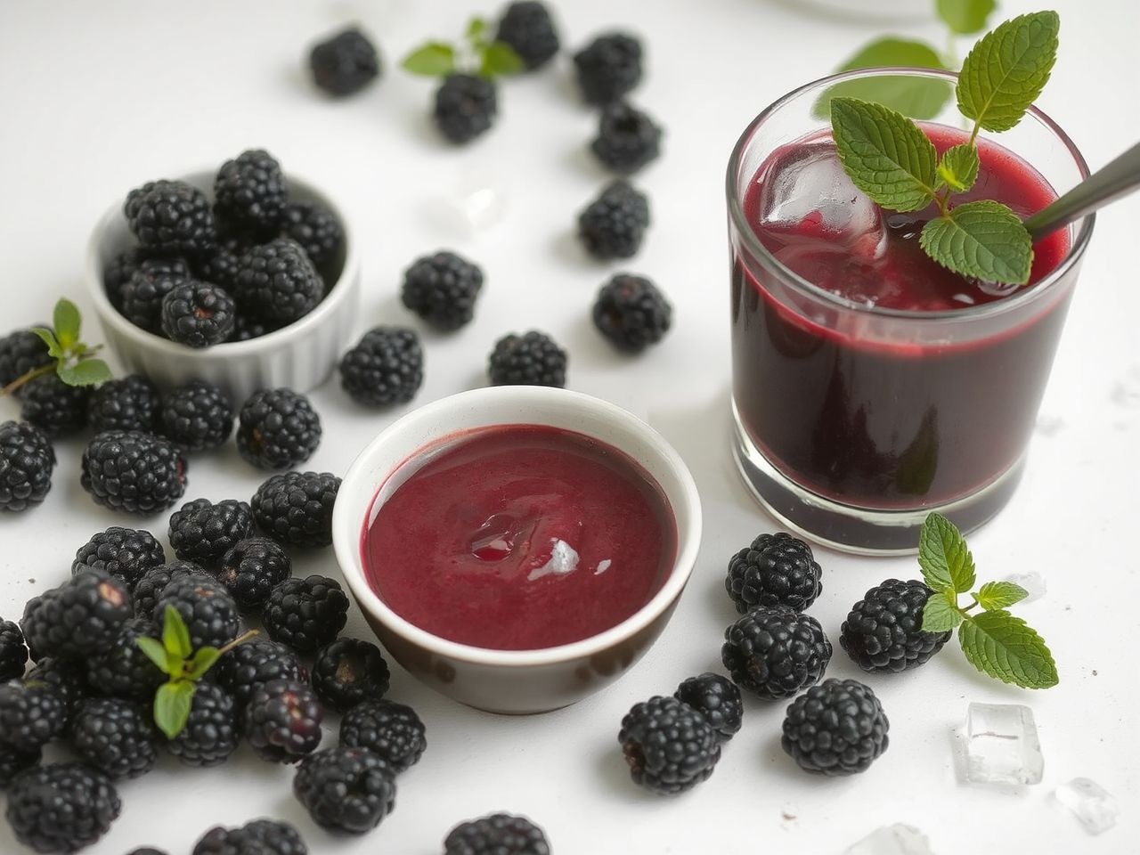 Az állag tökéletesítéséhez ne túl hígítsd a szederkrémet.