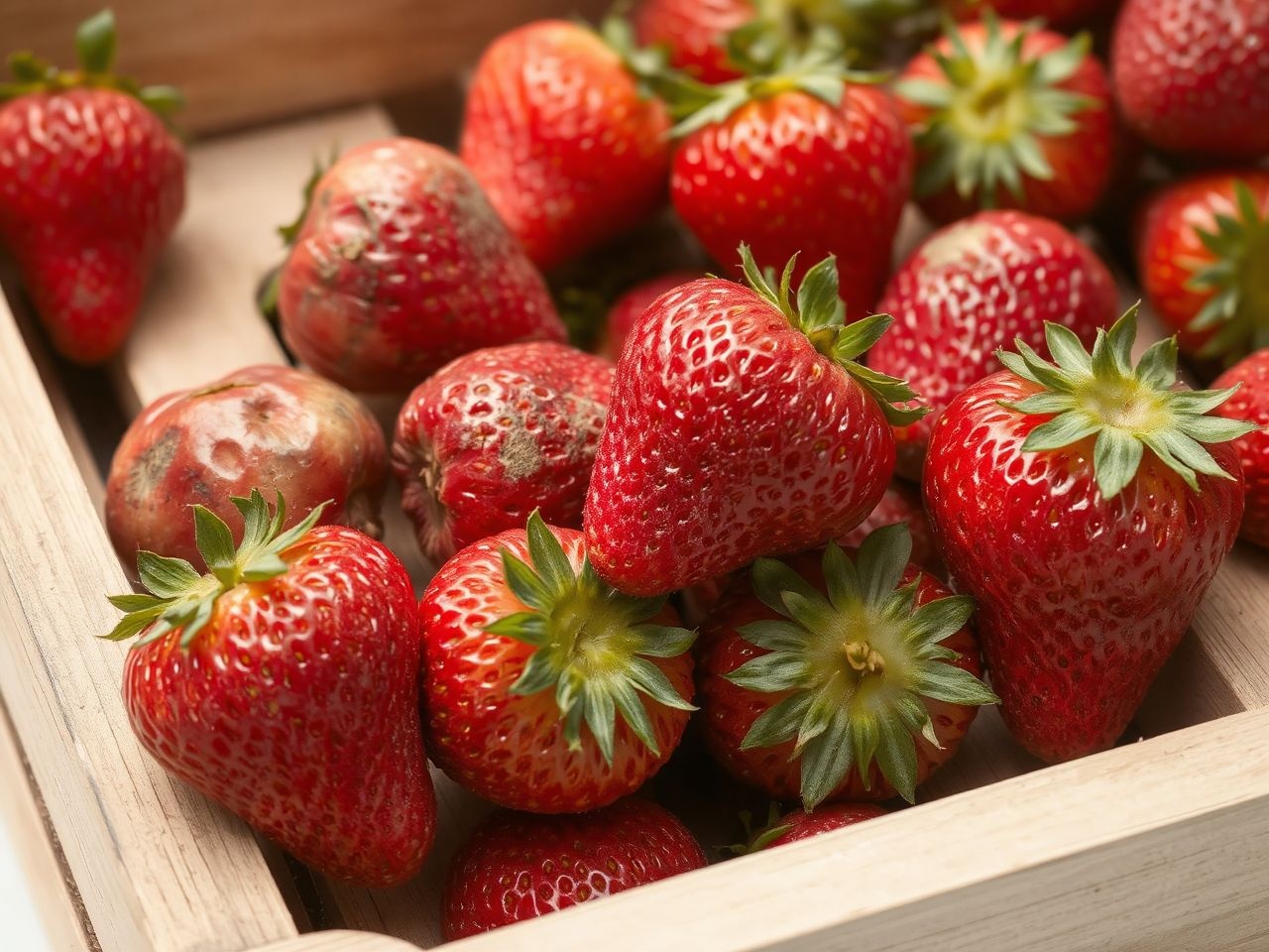 Kerüld a túl puha epreket, mert gyorsan romlanak.