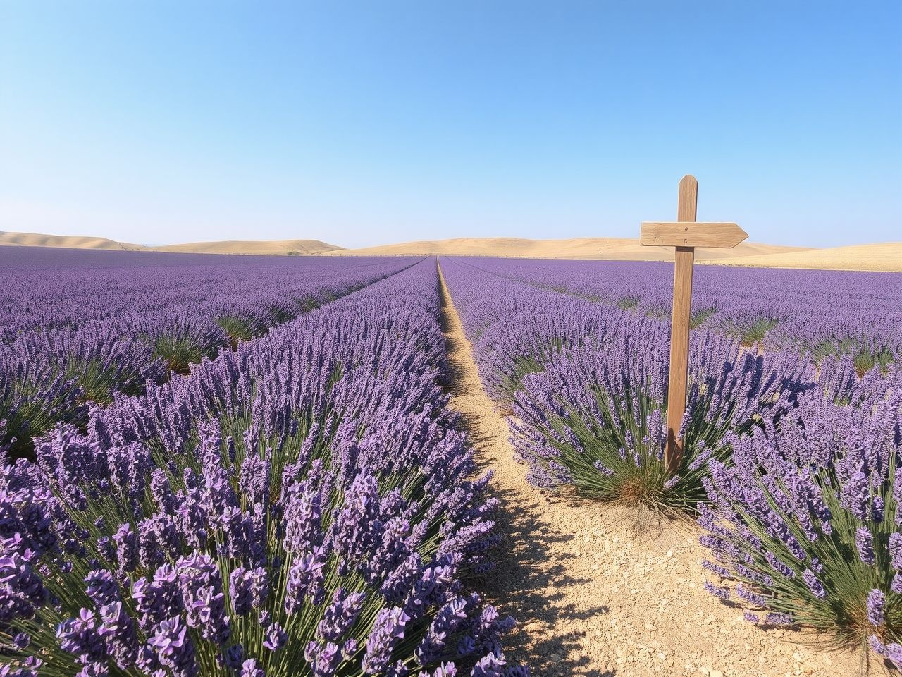 A levendulamezők június elejétől július közepéig nyitva tartanak.