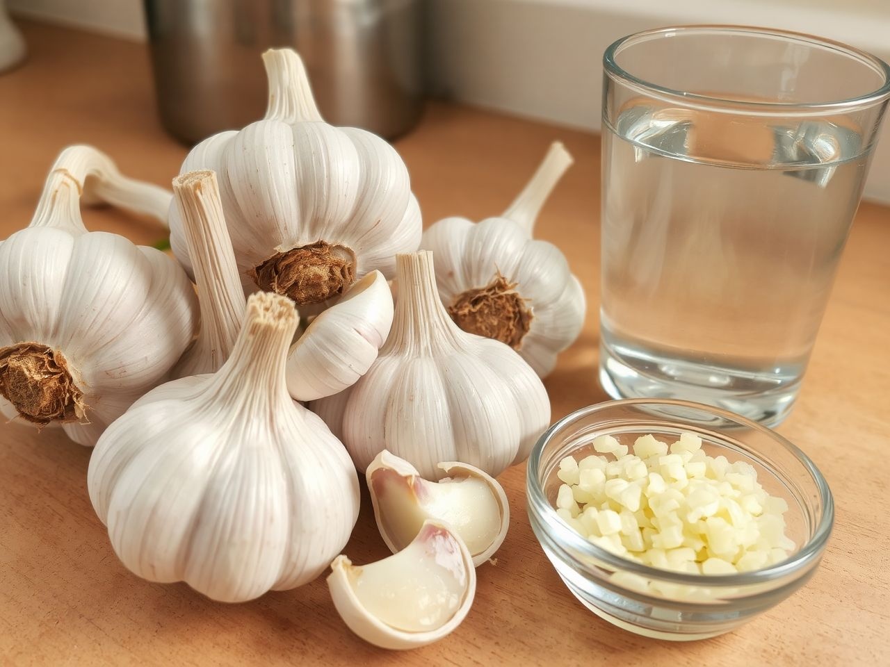 A fokhagymát nyersen, zúzva fogyasszuk a hatóanyagokért.