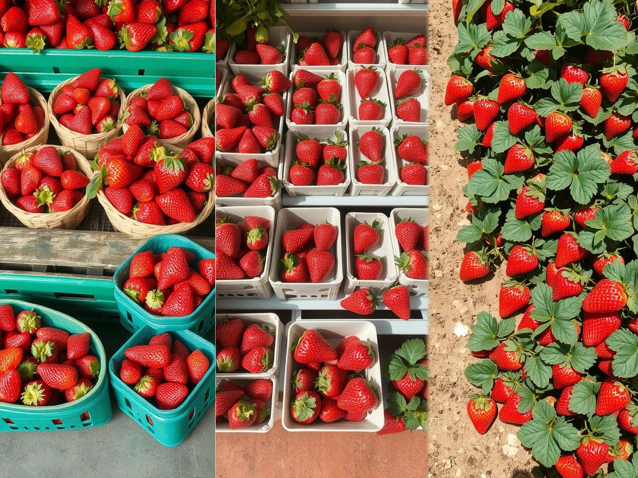 A szedd magad eper frissebb és olcsóbb, mint a boltban.