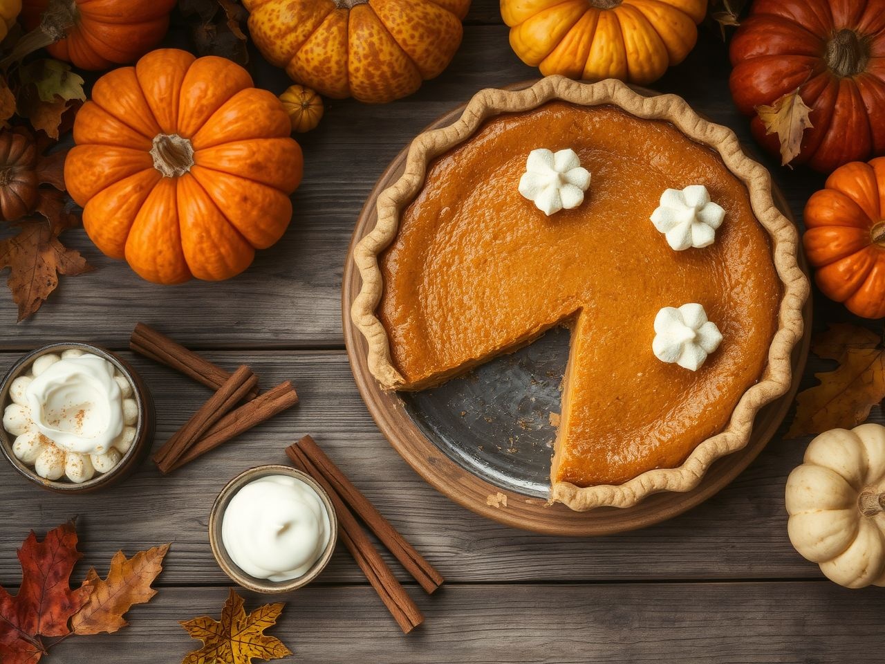 A klasszikus sütőtökös pite az amerikai hálaadás ikonikus desszertje.