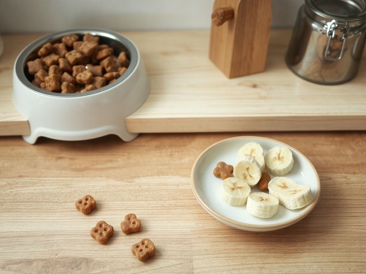 Banán természetes energiaforrás és ízletes jutalom kutyáknak.