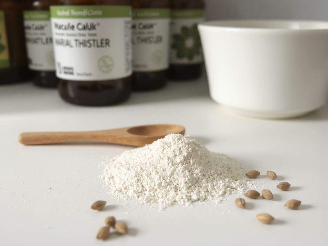 Máriatövismag liszt használata allergiás reakciókat válthat ki ritkán.