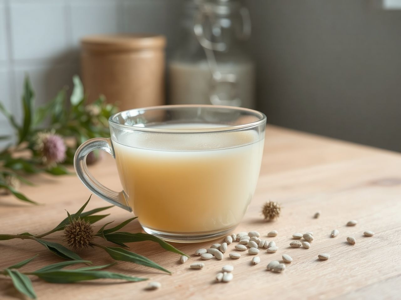 A máriatövis tea serkenti a máj méregtelenítő folyamatait.