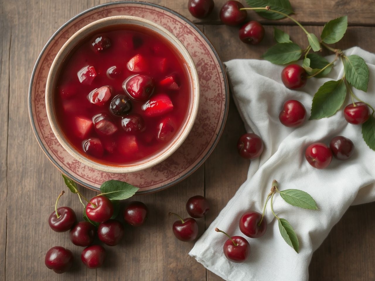 A meggyleves gyerekkori nyári emlékeket idéz fel.