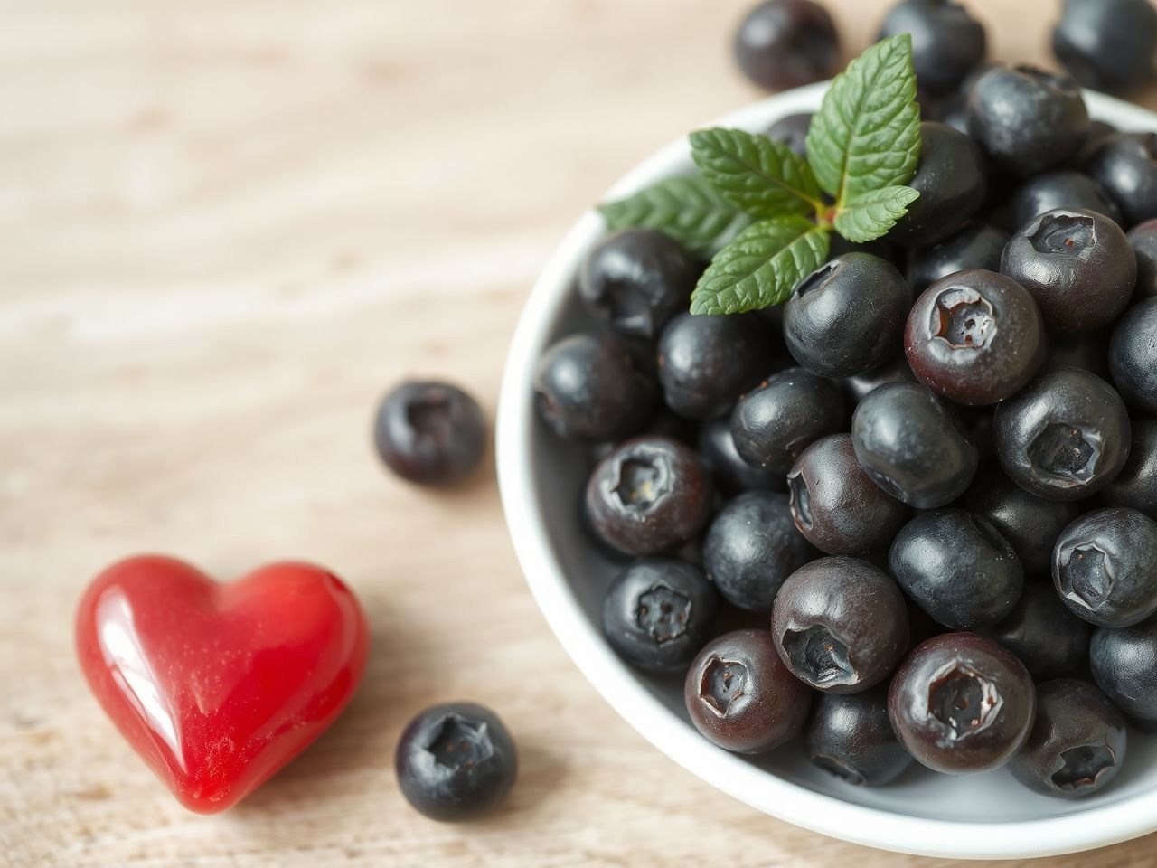 A fekete áfonya csökkenti a szívbetegségek kockázatát.