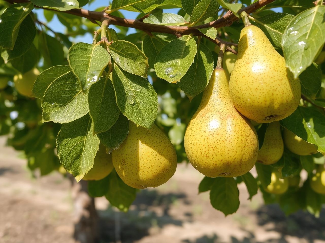 A kiegyensúlyozott tápanyagellátás növeli a körtefa terméshozamát.