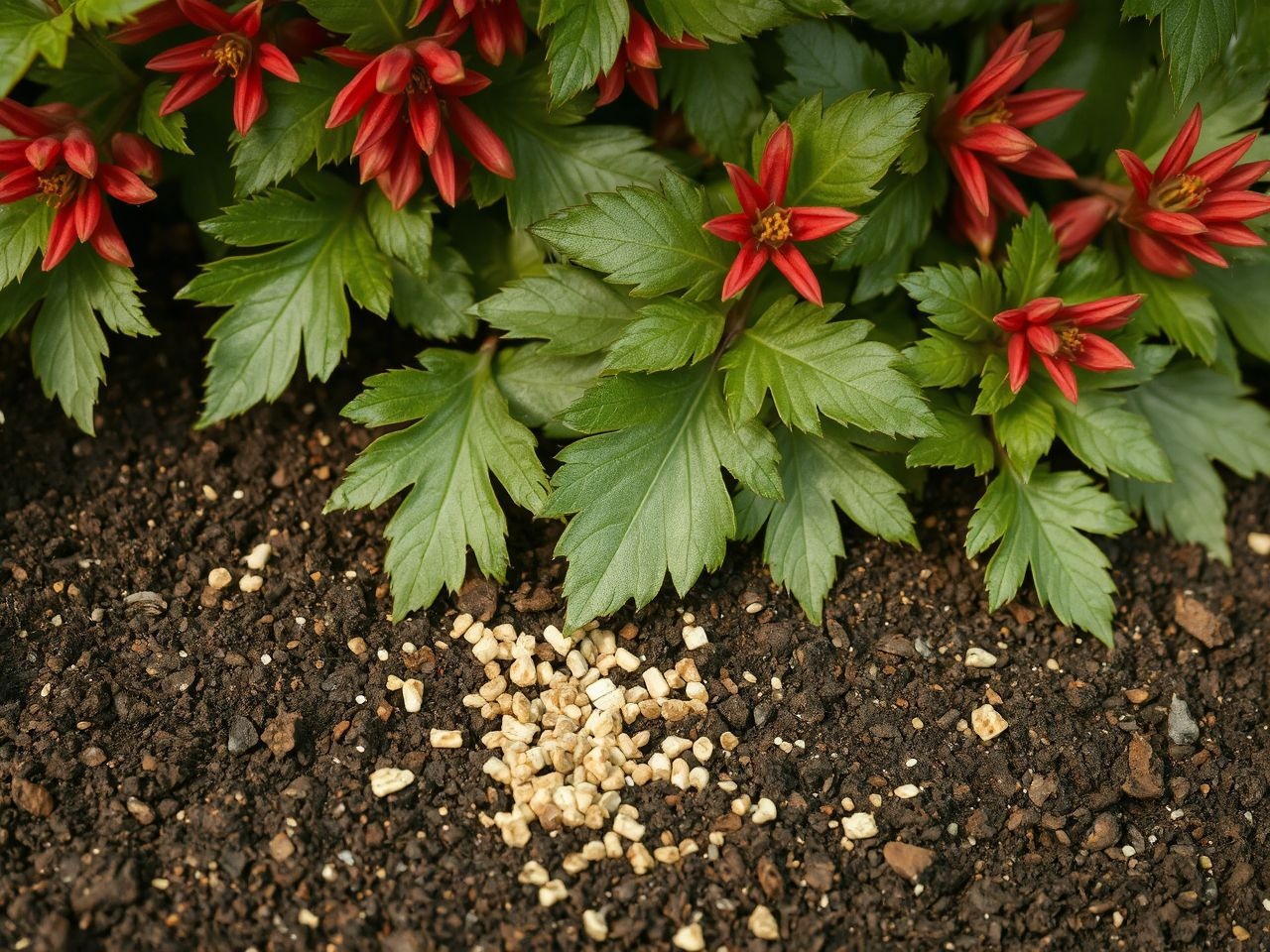 A megfelelő trágyázás támogatja a piros vadgesztenyefa egészséges növekedését.
