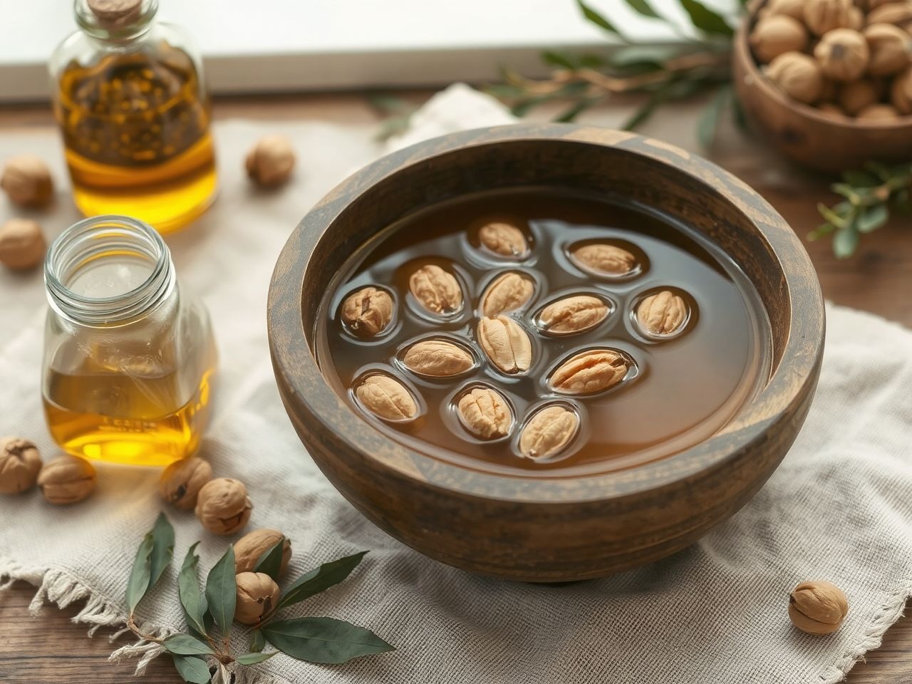 Diófalevél ülőfürdő csökkenti az aranyér és izzadás tüneteit.