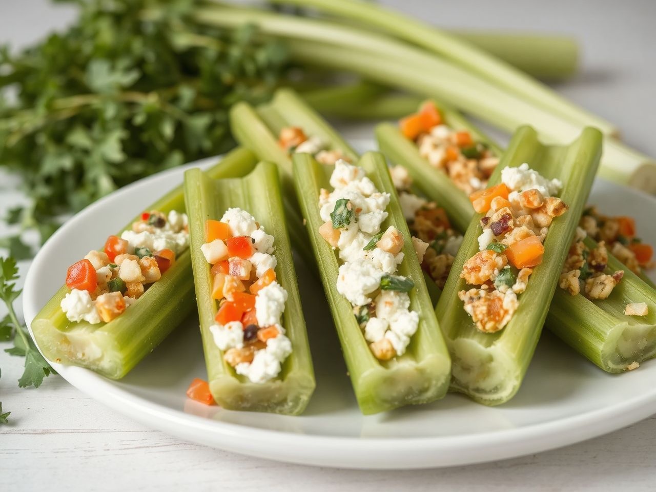 A töltött zeller receptek végtelen ízkombinációkat kínálnak.