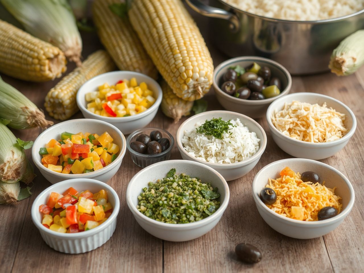 Kukoricás rizshez fűszerek és zöldségek feldobják az ízeket!