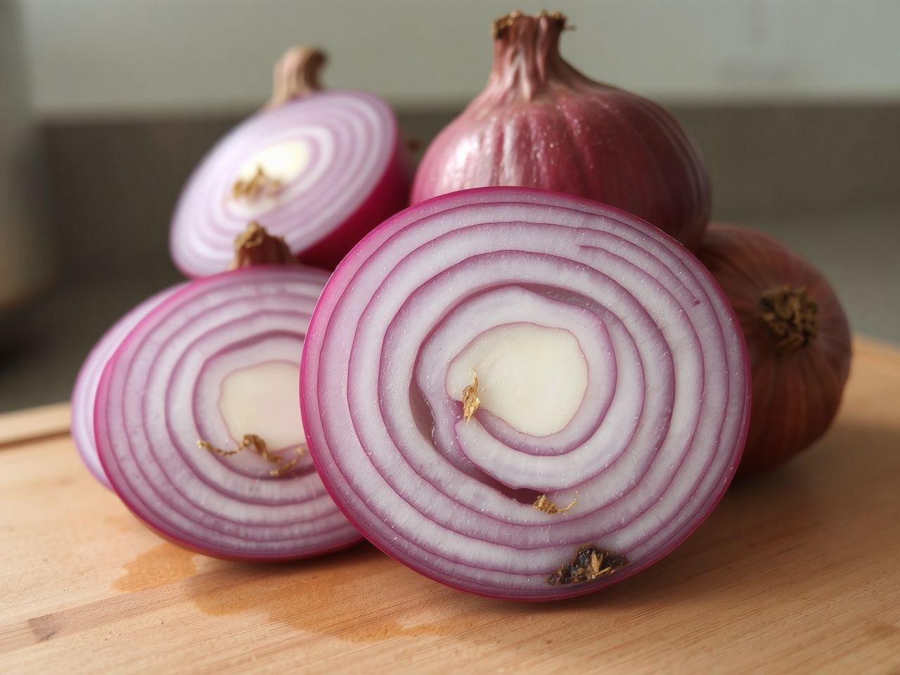 A vöröshagyma íze főzés közben édeskéssé válik.