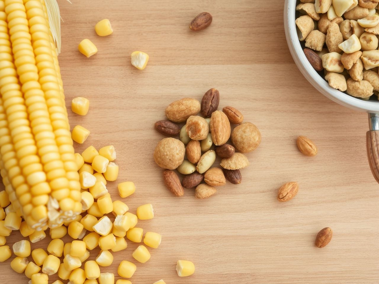 A kukorica lassú felszívódású szénhidrátot biztosít, stabil vércukrot.