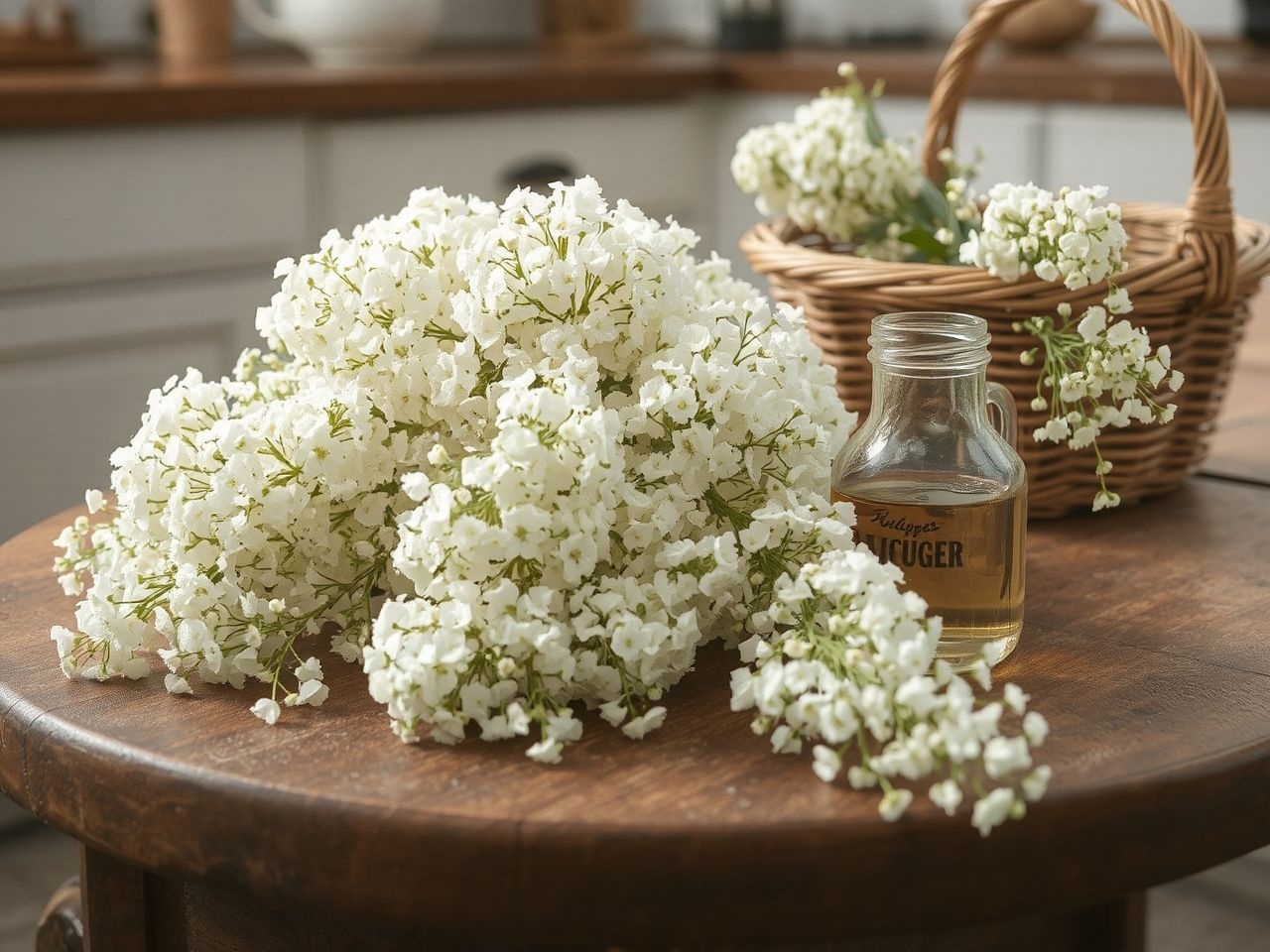 A bodzavirágot virágzáskor, száraz időben érdemes gyűjteni.