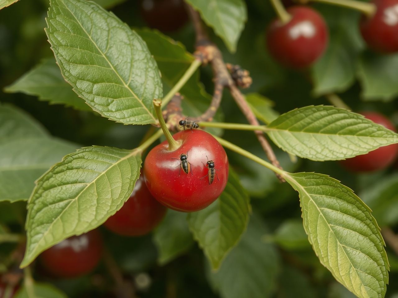 A cseresznyelégy elleni védekezés kulcsa a csapdázás és permetezés.