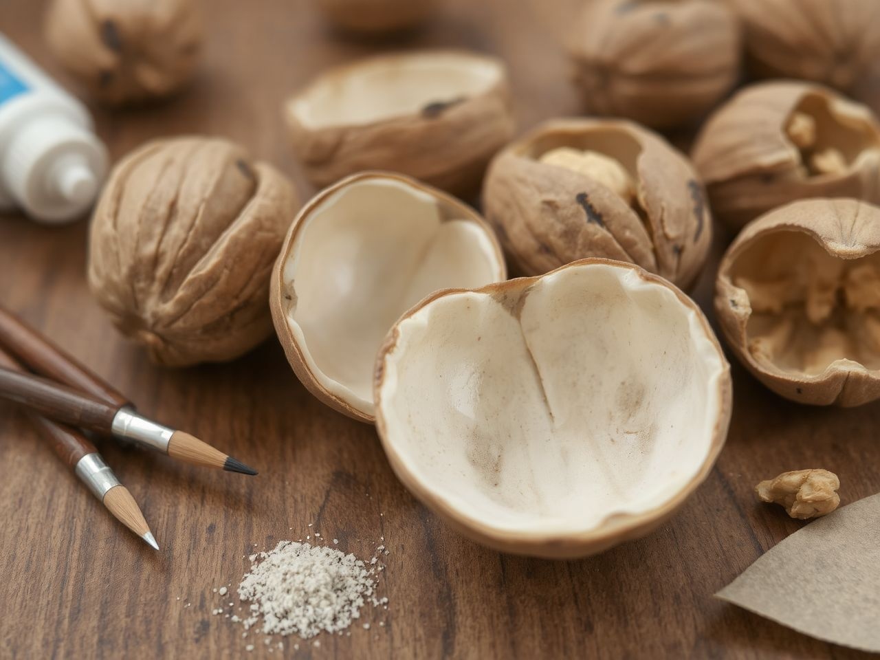 A dióhéjat alaposan tisztítsuk és szárítsuk használat előtt.