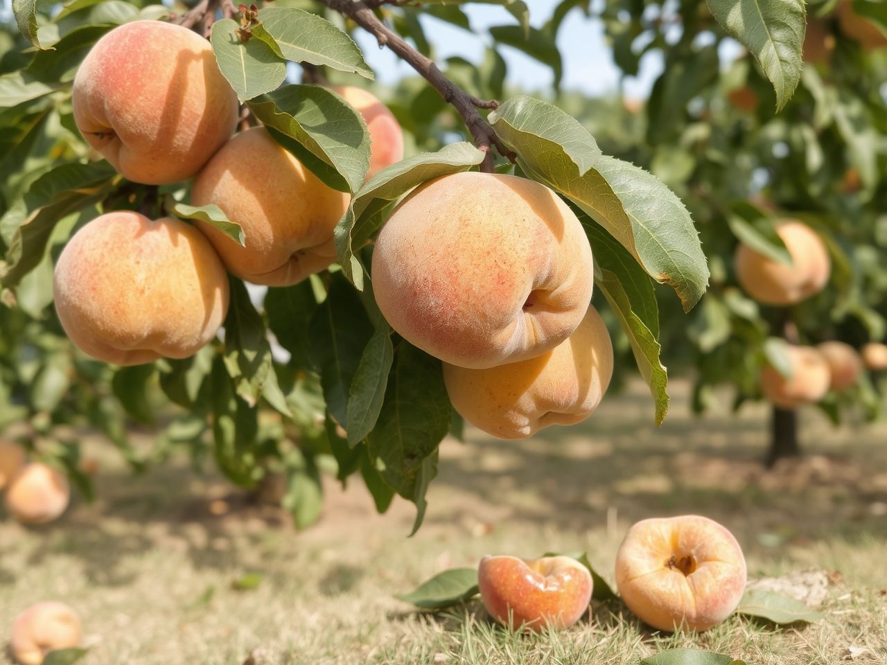 A termésritkítás javítja a Ford őszibarack méretét és ízét.