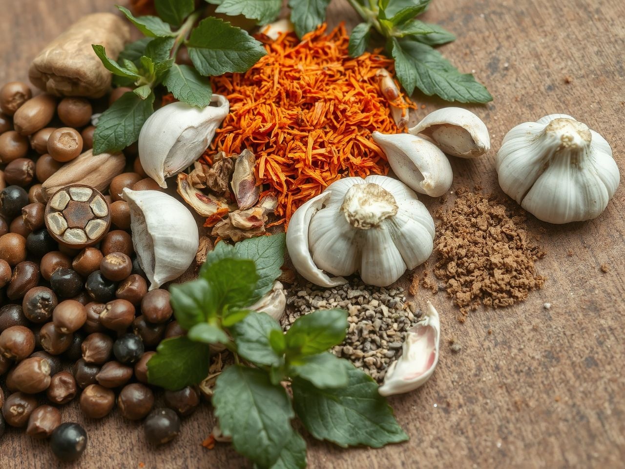 A fűszerek élénkítik a zöldbabragu leves ízét és aromáját.