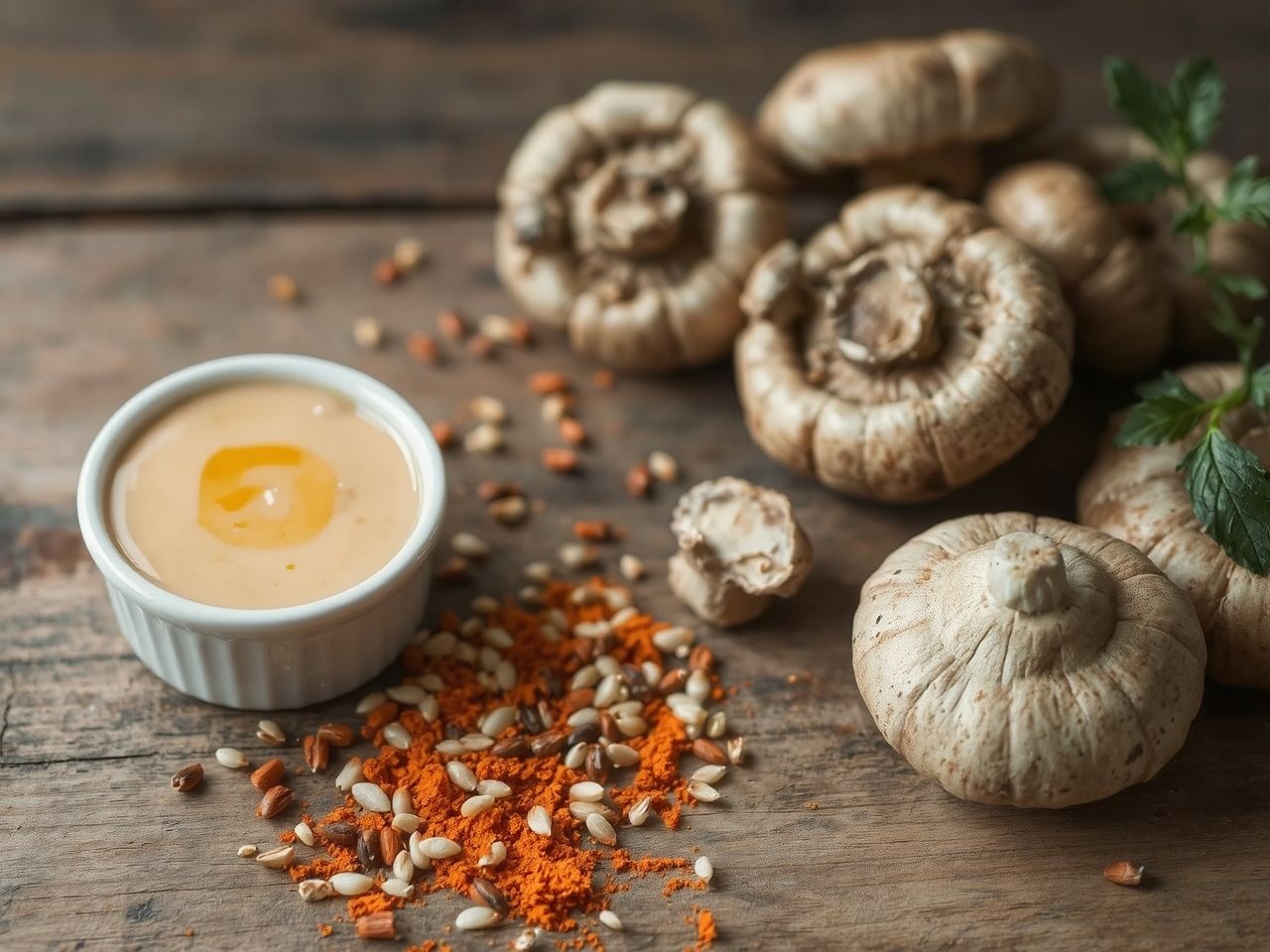 A fűszerek harmóniája adja a gombapaprikás igazi karakterét.